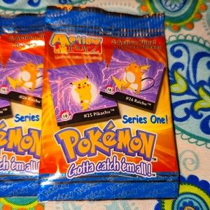 2 pks Pokemon TCG action flipz series 1 New unopened pk